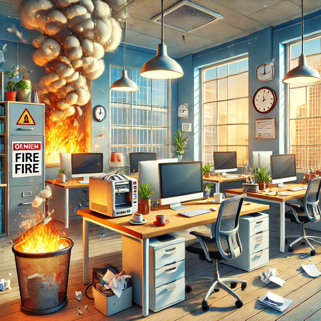 know-the-common-causes-of-fire-in-your-office