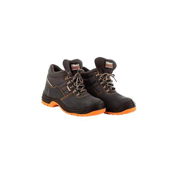 DARIT Finder Steel Toe Mid Sole Safety Work Boot, Anti-Slip Shock Absorption Oil Petrol Chemical Resistant Safety Shoes