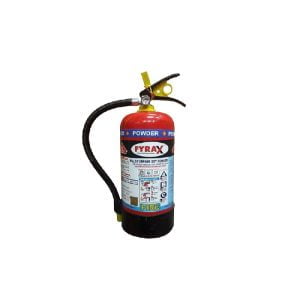 fyrax-4-kg-fire-extinguisher-mono-ammonium-phosphate-powder-stored-pressure-type-rating-2a-21b-confirming-to-is-15683-with-isi-mark-map-50