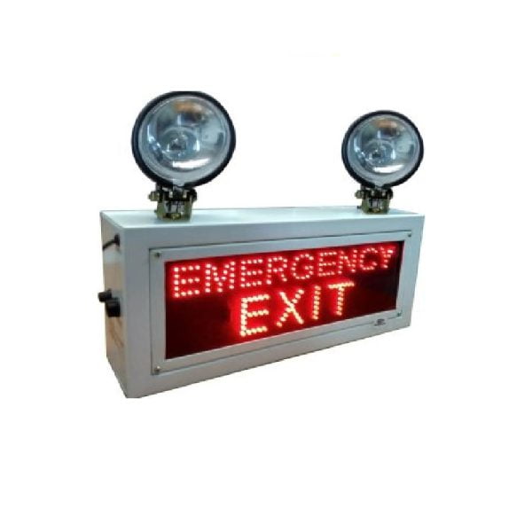 Finetech IEL-110HE1-EE-R Industrial Emergency Light-LED Sign Halogen (12 months warranty)