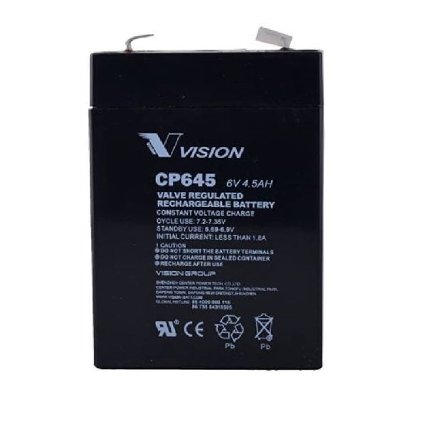 Vision CP645 Sealed Lead Acid Batteries