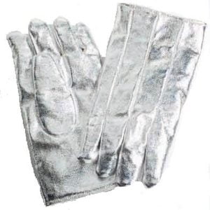 aluminised gloves