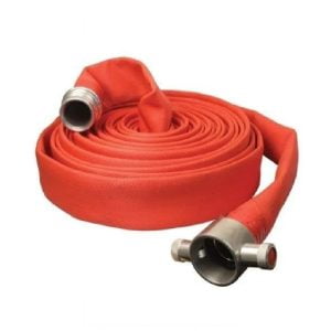 Red Canvas Fire Hose