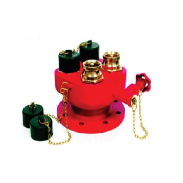 BFS Four Way Breeching Inlet CI Body Working Parts Light 202