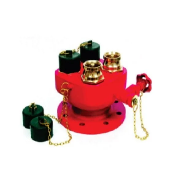 BFS Four Way Breeching Inlet CI Body Working Parts Light 202