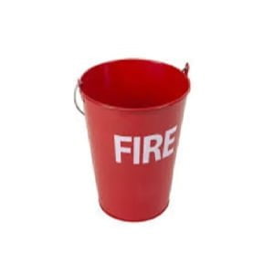 Detect Fire Powder Coated Fire Bucket 9Ltr