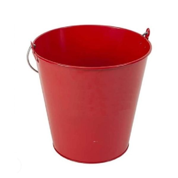 Mild Steel Fire Bucket, 7 Ltr Capacity
