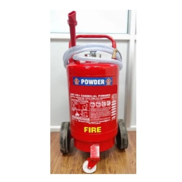 Fireboss 25Kg Higher Capacity Trolley mounted Dry Chemical Powder Type Fire Extinguisher Inside Cartridge Type