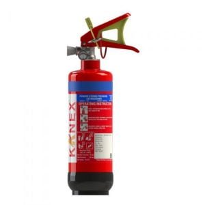 Kanex 1 Kg ABC Fire Extinguishers (MAP 50 Based Portable Stored Pressure) Regular Quality (RQ)