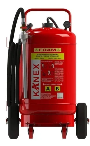 Kanex 45 Ltr Mechanical Foam (Trolley Mounted) Fire Extinguisher