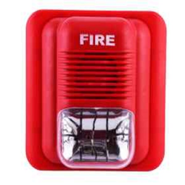 ASES Hooter with Strobe , LED based flashing, ABS housing, 90 db output. Model No.HABS5 (MOQ5nos)