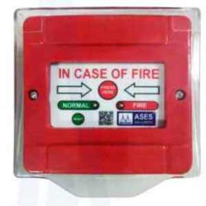 ASES Manual Call Box, resetable type, duel LED, transperant flip cover for. Model No. BGABS2