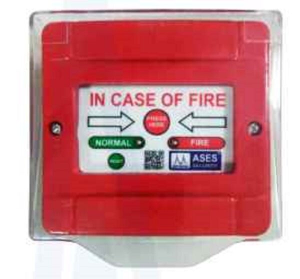 ASES Manual Call Box, resetable type, duel LED, transperant flip cover for. Model No. BGABS2