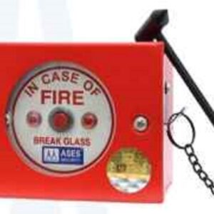 ASES Manual Call Box with Chain Hammer, MS housing, Powder coated chain. Model No. BGMS2