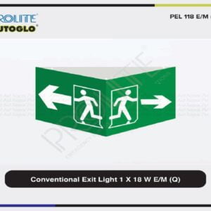 Prolite PEL LED Emergency Lighting Fixture E Maintained Quadrant