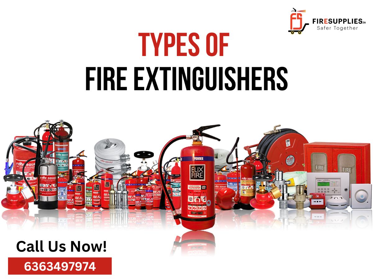 types of fire extinguishers