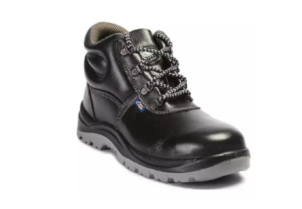 Allen Cooper Antistatic Steel Toe Black Safety Shoes,  AC 1008