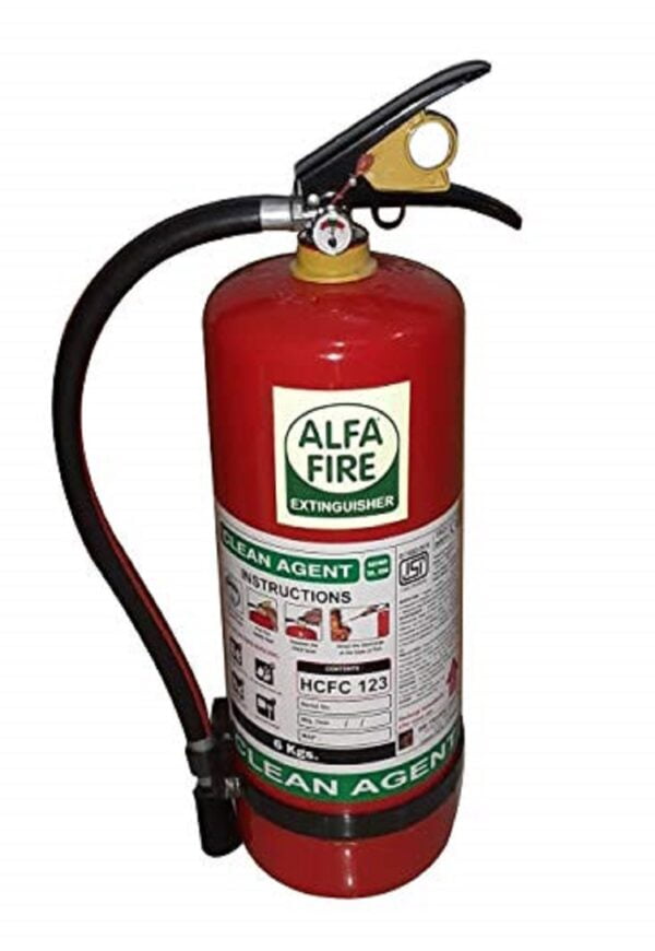 Alfa Clean Agent Portable Fire Extinguisher - 6 Kg