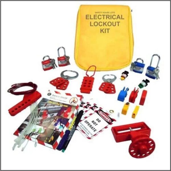 Loto Electrical Lockout Yellow Bag Kit 3