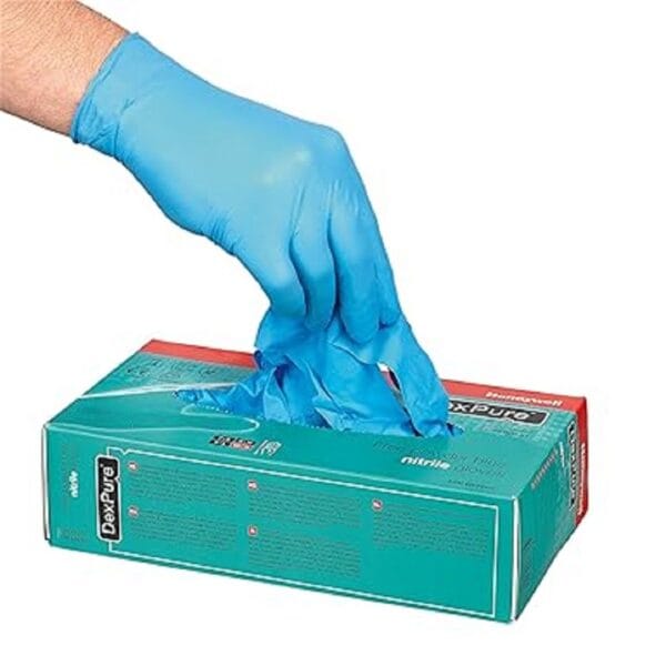 Honeywell DEXPURE Powder Free Nitrile Disposable Gloves - Hand Protection Pack of 100 Gloves