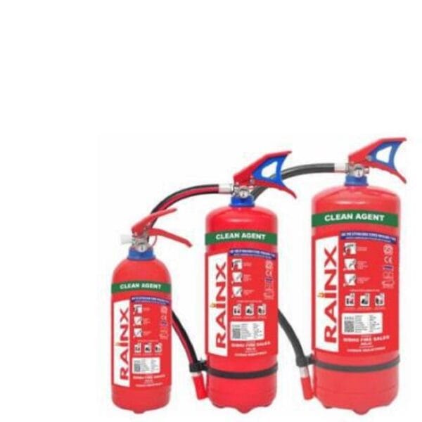 RAINX CLEAN AGENT PORTABLE FIRE EXTINGUISHERS (STORED PRESSURE TYPE) - 2Kg