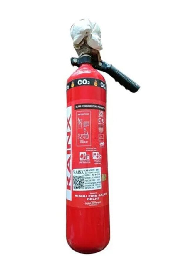 RAINX CO2 TYPE PORTABLE FIRE EXTINGUISHERS - 2Kg
