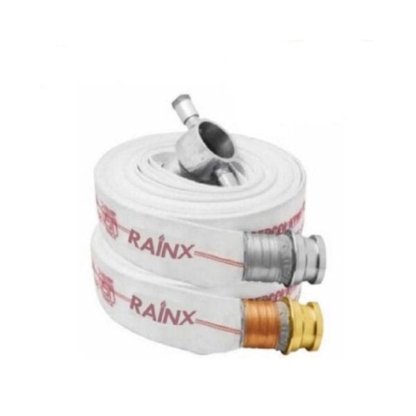 RAINX Reinforced Rubber Lined Fire Hose (30 Mtrs) Type 1 - With Stainless Steel Coupling