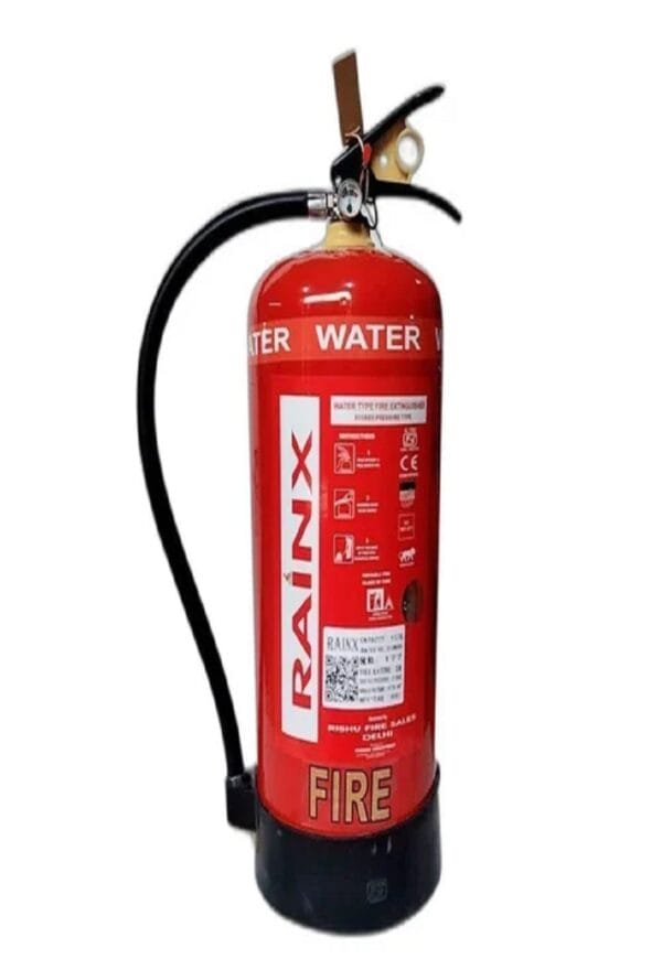 RAINX WATER TYPE PORTABLE FIRE EXTINGUISHERS (Stored Pressure Type) - 9Ltrs.