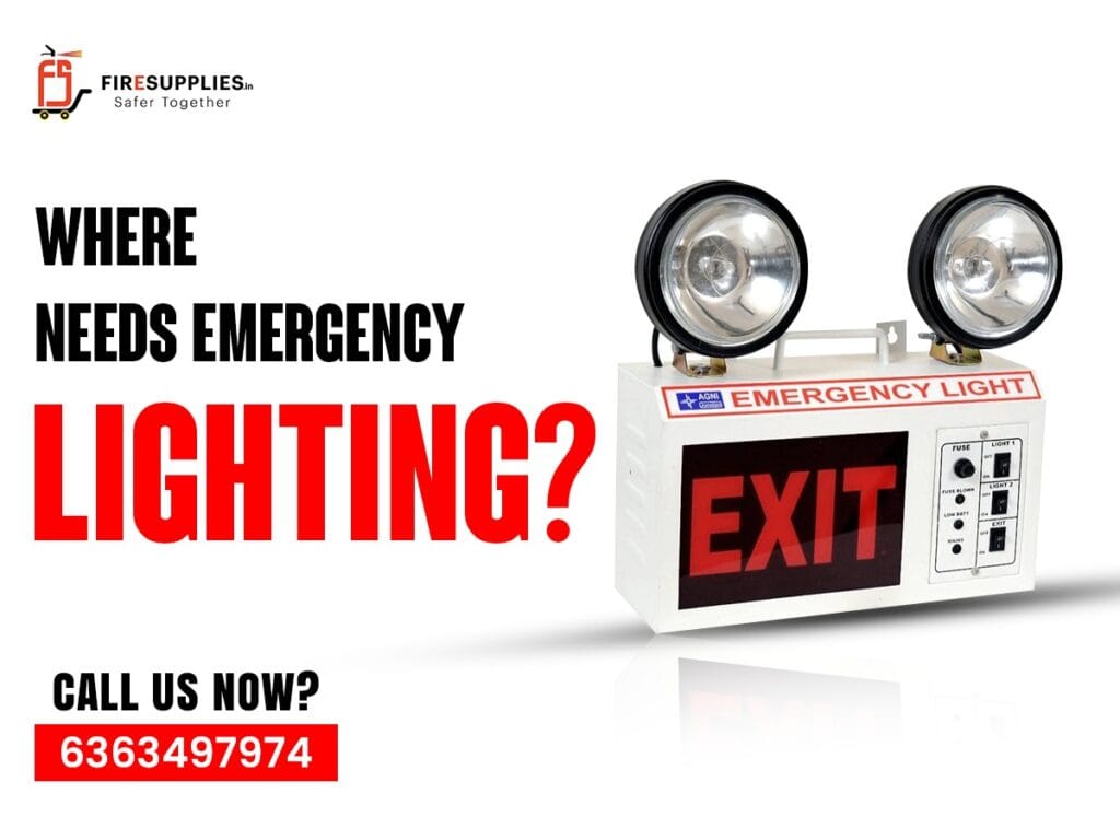 Emergency lighting system installed in Kolkata, ensuring safety and visibility during power outages and emergencies.jpg