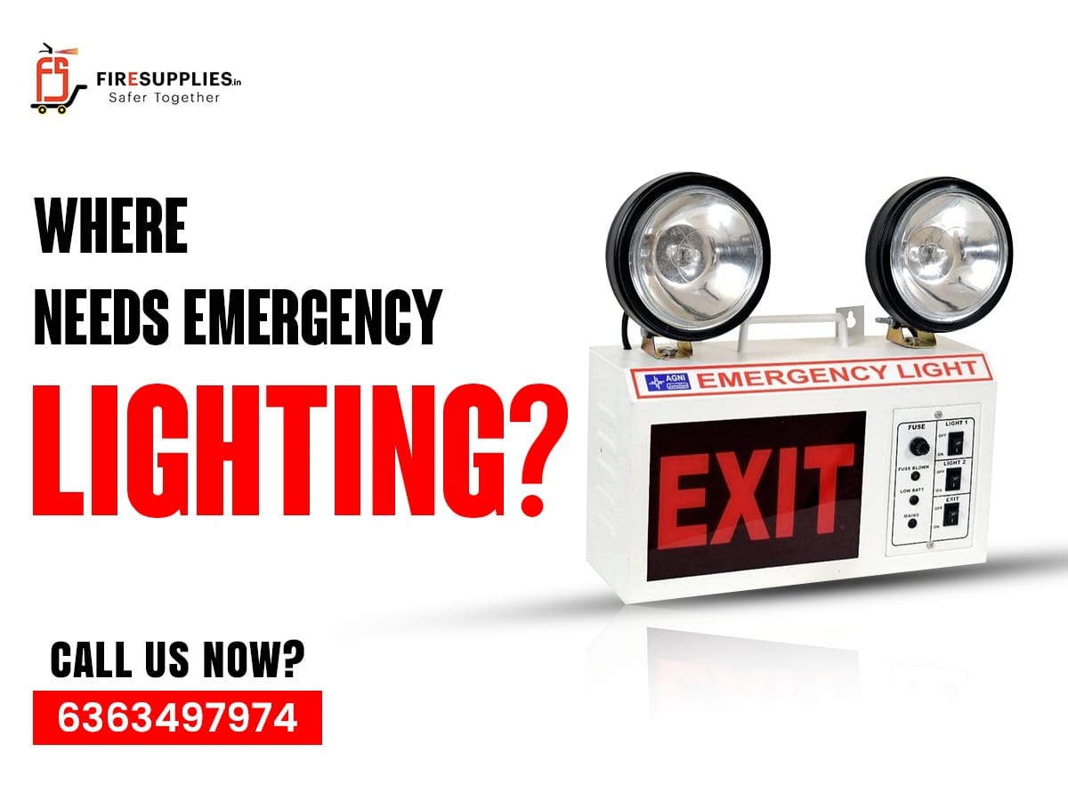 Emergency lighting system installed in Kolkata, ensuring safety and visibility during power outages and emergencies.jpg