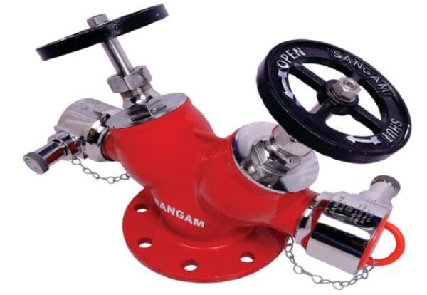 Sangam Stainless Steel Double Hydrant Valve - Type-B, Full SS304