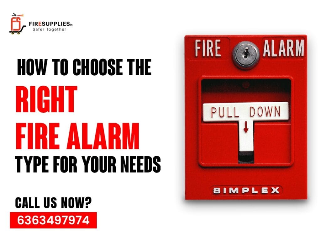 Fire alarm types and features.