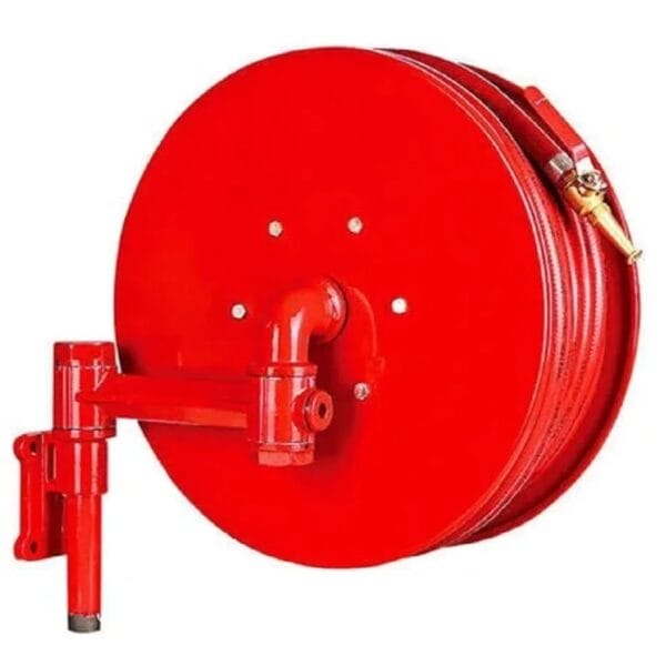 Safe Pro Hose Reel Drum with 30Mtr Long Pipe with SS Shutoff Nozzle – ISI