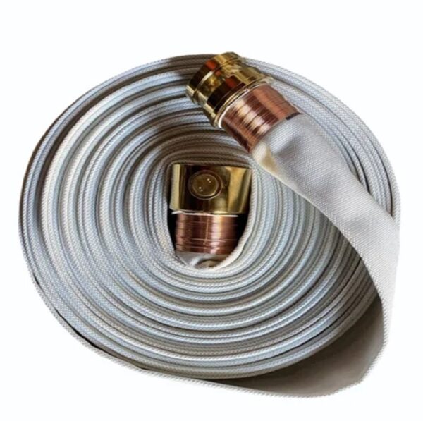 ExoFire Hose Pipe 15 Mtr with SS Male-Female ISI Coupling Binding Set ISI