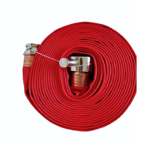 ExoFire Hose Pipe 30 Mtr with Light SS Male-Female ISI Coupling Binding Set