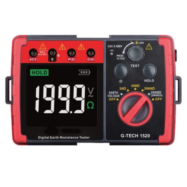 G-Tech Digital Eearth Resistance Tester (3-Terminal Method)