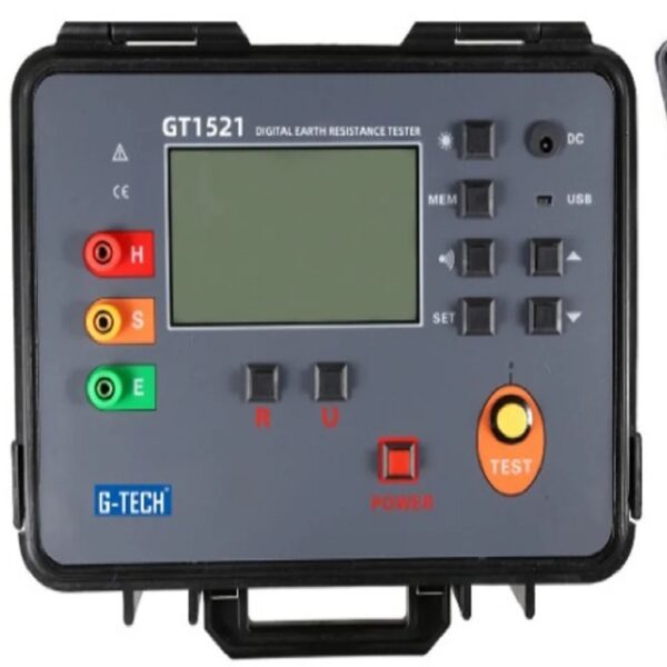 G-Tech Digital Earth Tester With USB, 2000 Ohm
