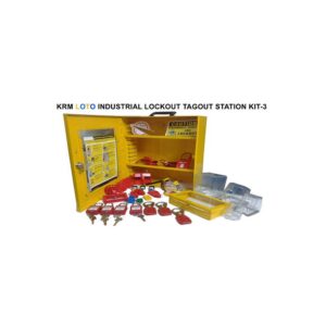 KRM  Industrial Electrical Insulated LOTO Station Kit - 3
