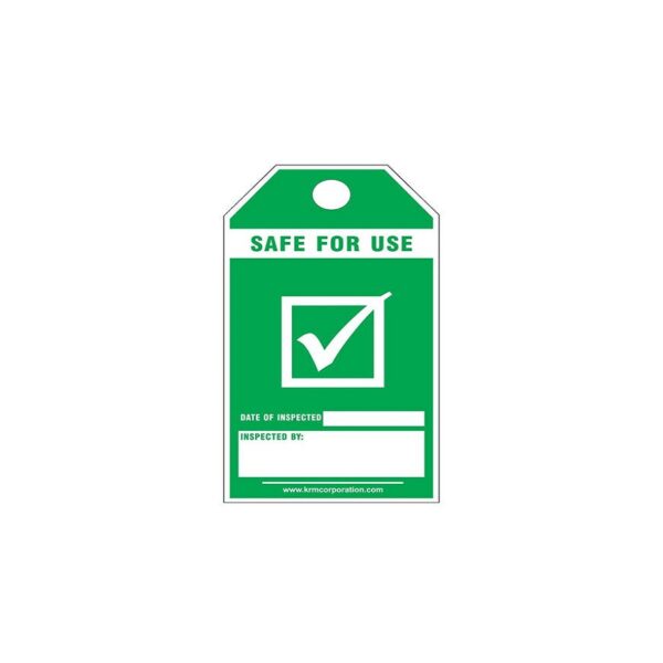 KRM Safe For Use Scaffolding Tags (MOQ - 25 pcs)