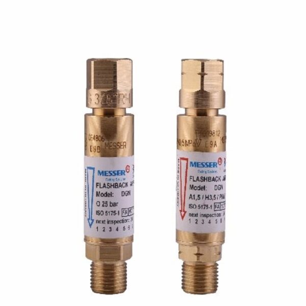 Messer Flash Back Arrestor for Fuel (Regulator End)