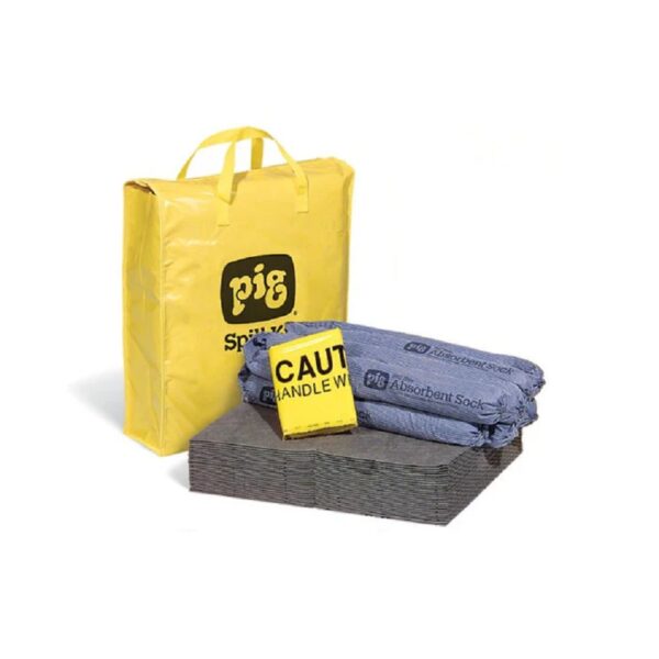 PIG Spill Kit in High-Visibility Bag - 9 Gallon