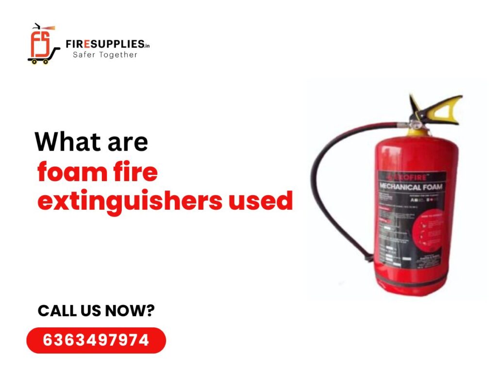foam fire extinguisher use for fire protection