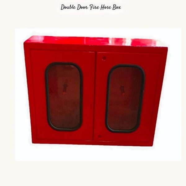 Swastik Fire Hose Box, Mild Steel Double Door 750x600x250mm