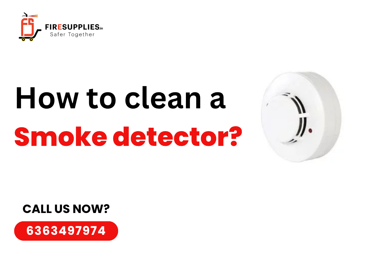 clean a smoke detector