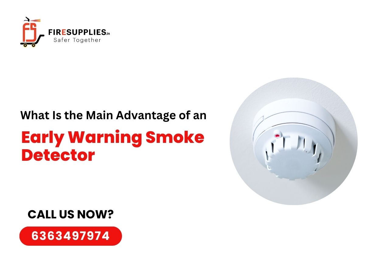 main advantages of early warning smoke detector