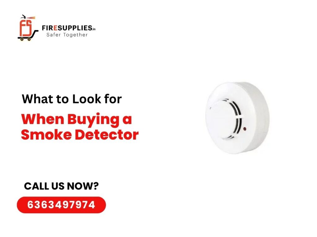 look for buying a smoke detector