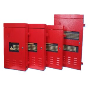 Image showing the diagnostics and troubleshooting section of a fire alarm control panel's software interface.