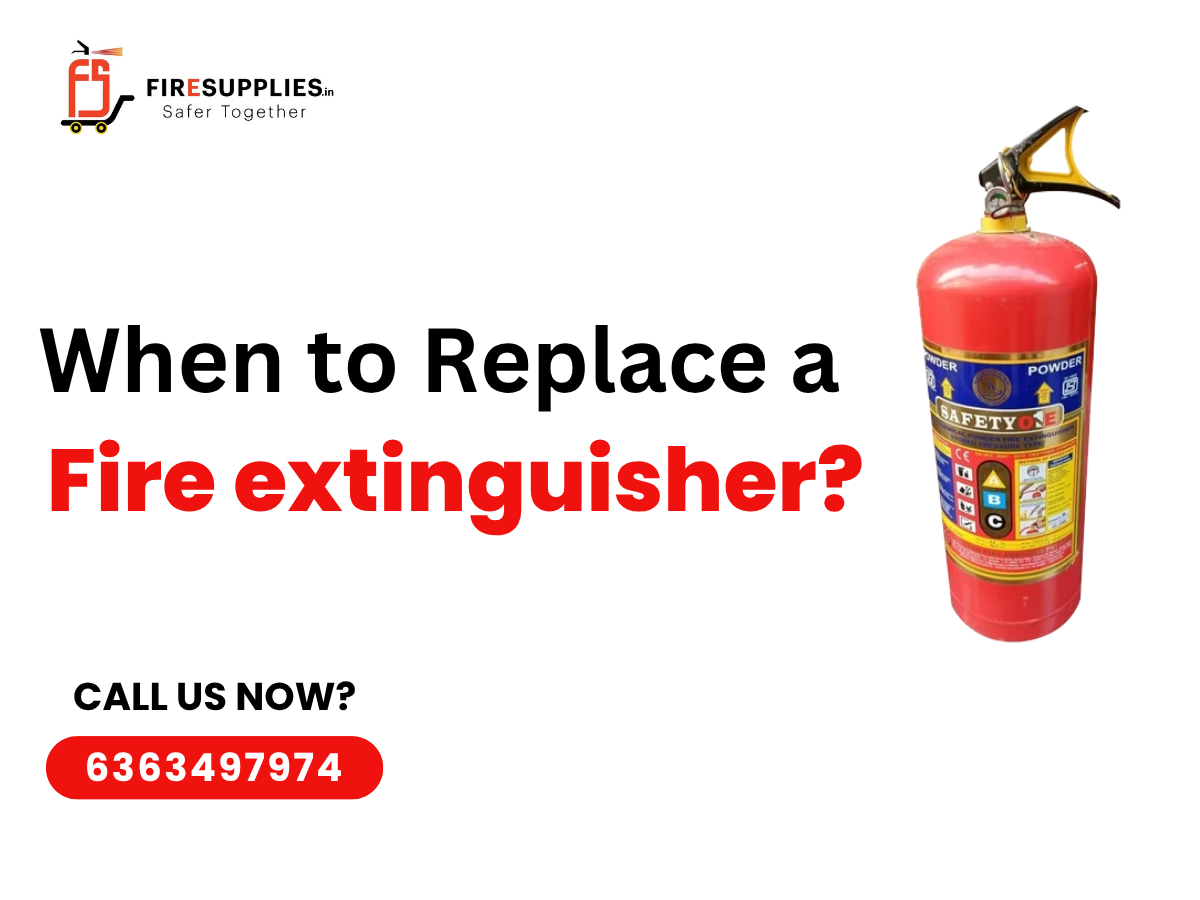 when to replace a fire extinguisher