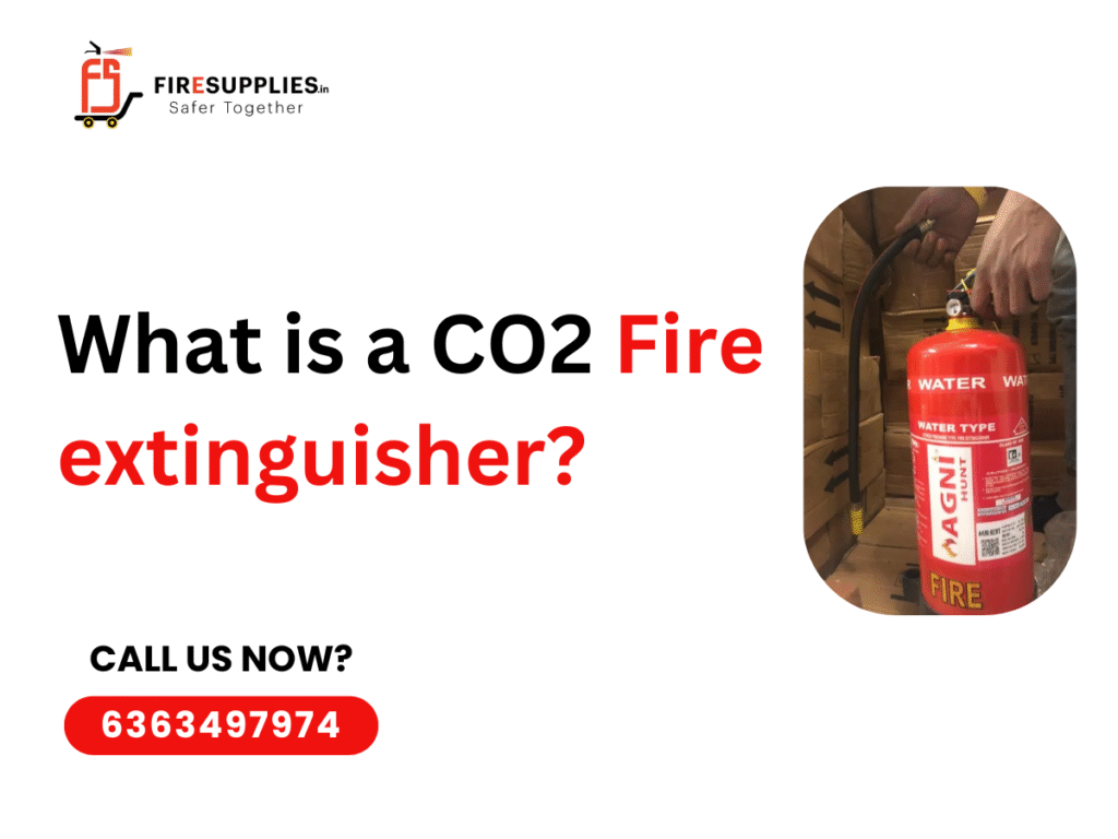 a CO2 fire extinguisher