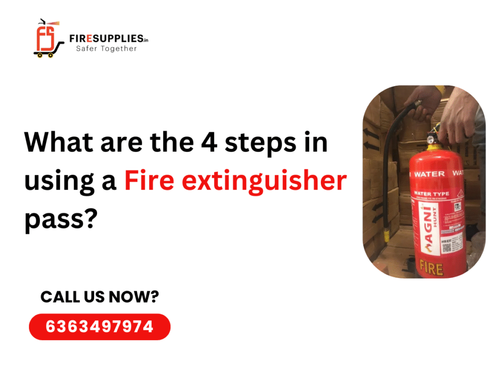 4 Steps in Using a Fire Extinguisher